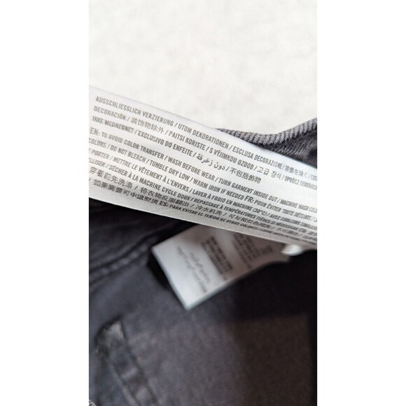 Abercrombie & Fitch Women Jeans 26x29 The 90s Straight Ultra High Rise Split Hem - Picture 7 of 13